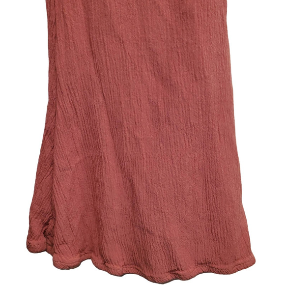 Rue 21 Flowy Pink Cold Shoulder Lace Accents Bell Sleeves Shirt Size Small - Picture 6 of 6